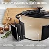 Zulay Kitchen 7.7 Quart Enameled Cast Iron Dutch Oven Pot with Lid – Premium Durability & Oven Safe up to 500°F – Heavy Duty Cookware Perfect for Bread Baking, Stews, Braising & Roasting – Black #4