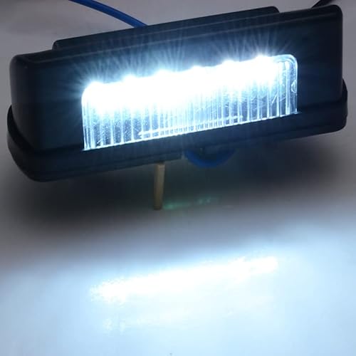 2 pcs 12-24V impermeável LED licença número placa lâmpada de luz para caminhão reboque Ute Boat Cara