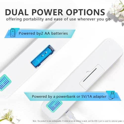 uv-c toothbrush sanitizer case for travel portable sanitizer and holder universal fits electric and manual brush heads smart automatic operation