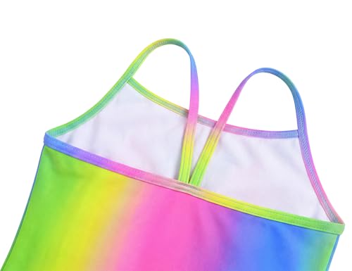 Image of Girls Swimsuits One-Piece Bathing Suits Multicolor Kids Sport Summer Beach Swimwear for 2-10 Years Old