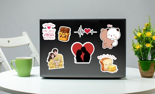 Image of Valentine Stickers for Kids & Teens - Vinyl Decals | Waterproof Stickers for Laptops, Water Bottles, Bikes
