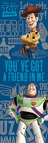 Toy Story You've got a Friend poster de porte 53x158 cm pour chambre d'enfant