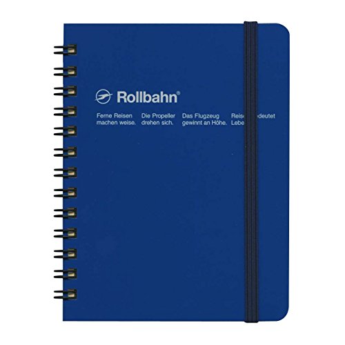 ロルバーン ポケット付メモ (M)【ブルー】 500307-405