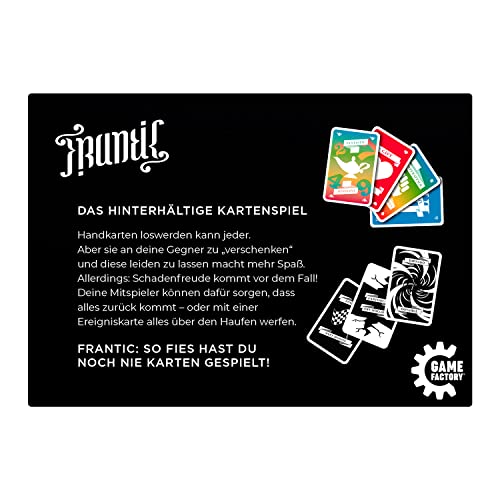 Game Factory 646224, Frantic, das hinterhältige Kartenspiel, deutsche Version – Bild 6