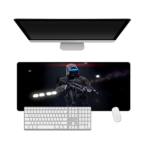Tapis de souris gaming XXL à surface antidérapante fluide pour PC et ordinateur portable