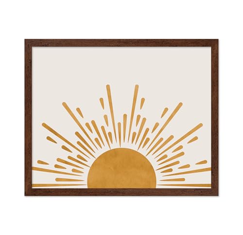 Monem Art Sun Print - Abstract Sun Art - Boho