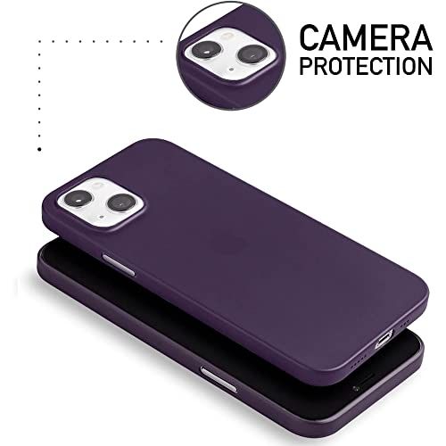 Image of ExpressB Back Cover for iPhone 15 Plus | Minimal Protect | Ultra Thin Anti Scratch Matte Finish Case for iPhone 15 Plus (Purple)