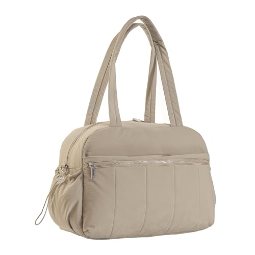 Image of Oubagur Lightweight Duffle Bag for Travel, Gym & Weekender with Water-Resistant Wet Pocket, Carry-On Approved Personal Item Bag for Men & Women