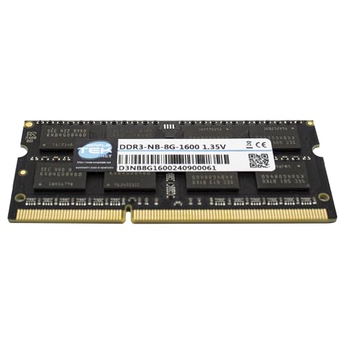 Mémoire RAM 8 Go DDR3L basse tension 1,35 V à 1600 MHz au format compact SODIMM - 3