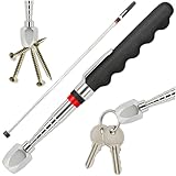 KRUMAD Teleskopmagnet Werkzeug Ausziehbarer, Magnetheber mit 16 lb Magnetkraft, Magnetstab aus Edelstahl und Zinklegierung für Werkstatt, Kfz und Haushalt, Magnet Pick Up Tool 18.2 bis 77.5 cm