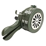 1pc Hand Crank Siren Horn 110dB Manual Operated Metal Alarm Air Raid Emergency Safety for Emergency, Tornado, Sporting