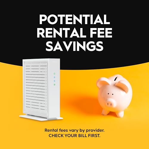 Image of Hitron CODA56 DOCSIS 3.1 Cable Modem ONLY (NOT Fiber) | 2.5 Gbps | NO WiFi /Voice /Router | Single Ethernet Port | Xfinity /Spectrum /Cox Compatible | Requires Separate WiFi Router