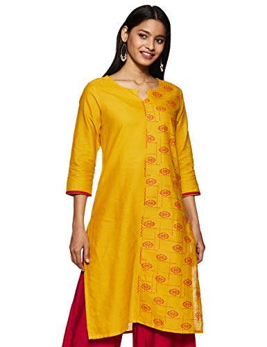 Image of Women's Cotton Regular Kurtas