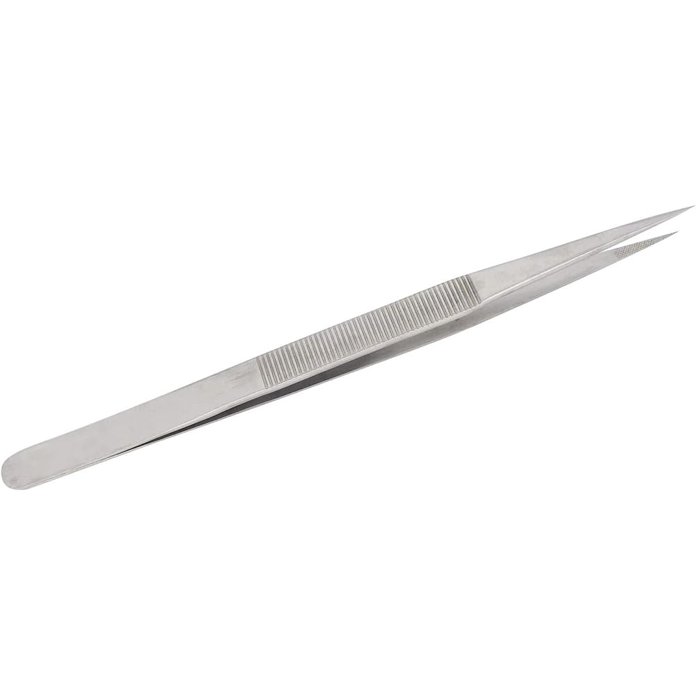 Pinzette a punta fine in acciaio inossidabile Strumento per la creazione di gioielli, pinzette diamantate per pietre preziose, artigianato fai-da-te