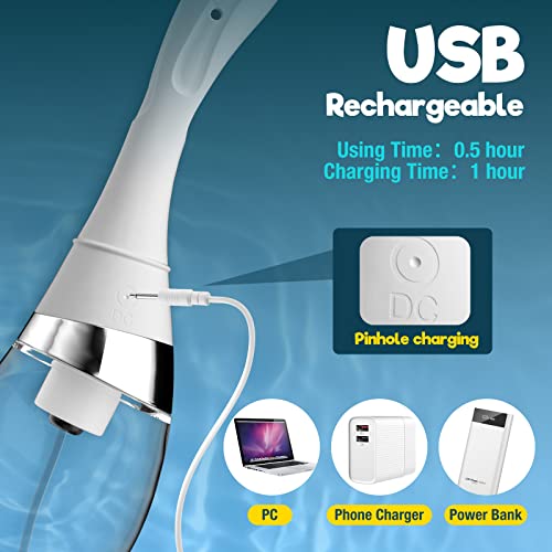 350Ml Automatic Vaginal Douche Cleaner, Electric Enema Bulb With 3 Intensities Modes, Rechargeable Anal Douche Vagina Cleaning Kit For Men Women Private Hygienic, Colon Cleansing Health Care(11.8Oz) #TOP6