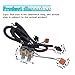 H4 Headlight Relay Harness Kit, 2-Headlight Wiring Harness and Ceramic Socket Plug, Fit for for 9003 H5054 H6054LL 6014 H6024 6052 6053 Subaru Headlamp to Fix Dual Ground Problem