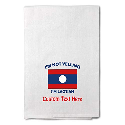 Style In Print Custom Decor Flour Kitchen Towels I'm Not Yelling I Am