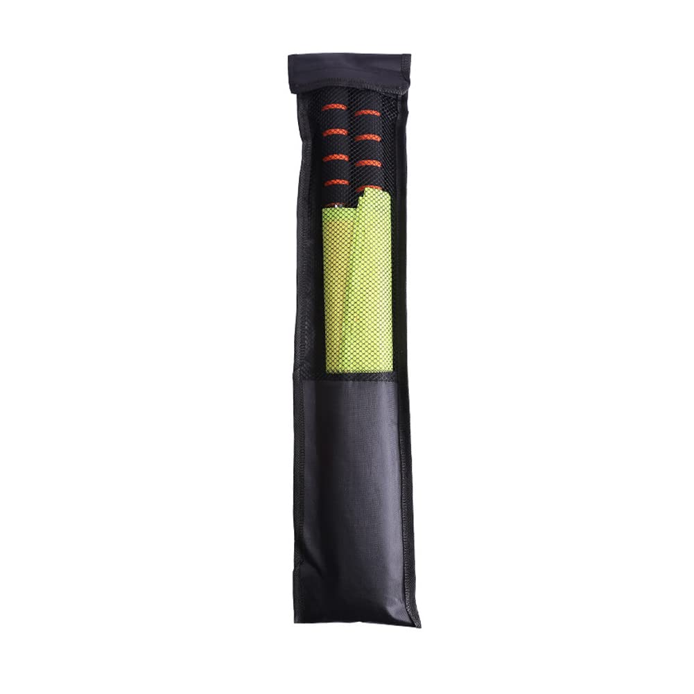 Drapeaux d'arbitre de sport imperméables lot de 2 avec sac de rangement pour football hockey entraînement