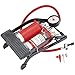 Price comparison product image Draper Redline® Double-Cylinder Foot Pump | Pressure Gauge & Accessories | Portable Double Barrel Bike & Car Pump | Manual Inflator for Beds & Pools | 68473