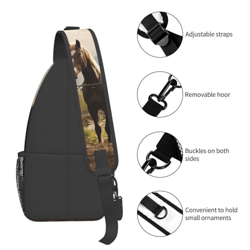 Mochila bandolera pequeña para senderismo unisex miniatura 5
