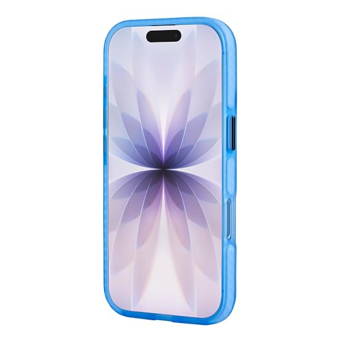 Image of TEKNE Armour Matte Dual-Layer Slim Protective Back Case with Shock-Resistant Design, Magnetic Wireless Charging Support, Blue - Compatible with iPhone 17