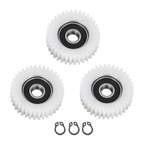 36 Teeths Nylon Gears, 3Pcs E Bike Wheel Hub Motor Planetary Gears with Bearing