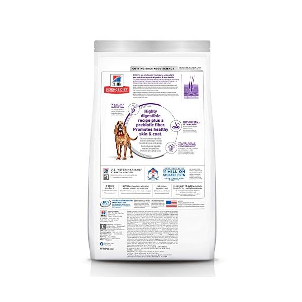 Hill’s Science Diet Adult Sensitive Stomach & Skin Large Breed Dry Dog Food, Chicken Recipe, 30 lb Bag Hill’s Science Diet Adult Sensitive Stomach & Skin Large Breed Dry Dog Food, Chicken Recipe, 30 lb Bag