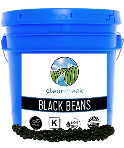 Black Beans | 25 Lbs | Emergency Food Storage Bucket | Non-Gmo | Vegan | Bulk #TOP5