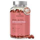 Bandini® Bêta carotène | Complément Alimentaire Bronzage Intense & Protection Peau Soleil | 180 Capsules pour 3 Mois | Beta Carotene Extrait de Carotte Riche en Vitamine A | 100% Naturel & Vegan