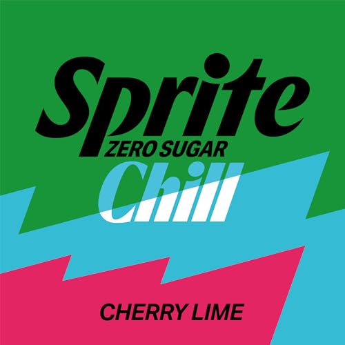 Image of Sprite Chill Zero Sugar Cherry Lime Natural Flavor Soda Soft Drink Cans, 12 fl oz, 12 Pack