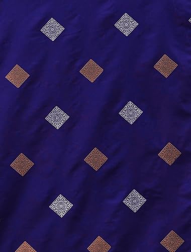 Image of Flosive Women's Fabulous Mix Color Kanjivaram Sona Chandi Silk Saree