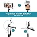 Selfie Stick,MOCREO Selfie Stick Gimbal Stabilize with LED Light Smooth Video Record Extendable Anti Shake Selfie-Stick-Remote-Control-Tripod for Live Broadcast Compatible with iPhone&Andriod