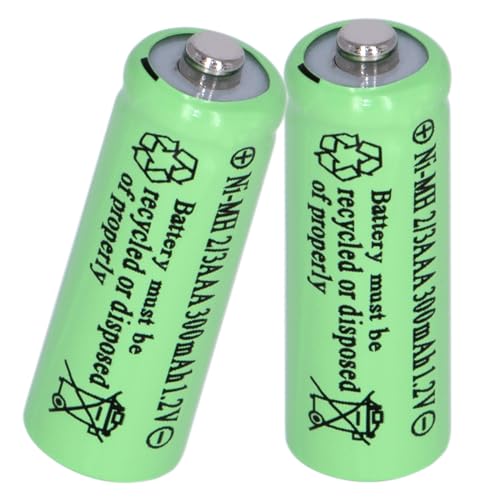 8 Pilas Recargables Ni-MH 2/3AAA 1.2v 300 mAh Botón Superior miniatura 6