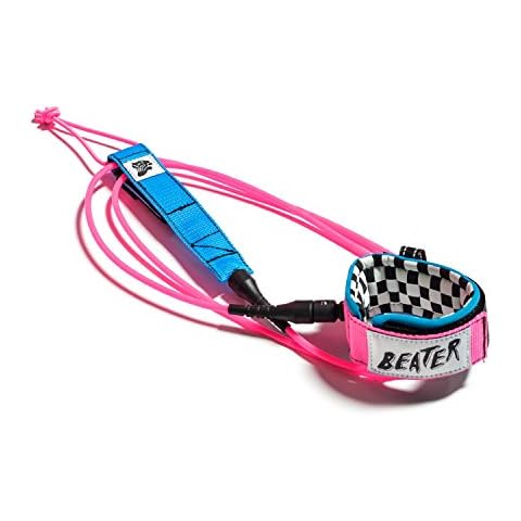Catch Surf Beater 8' Leash, Pink/Blue Cover