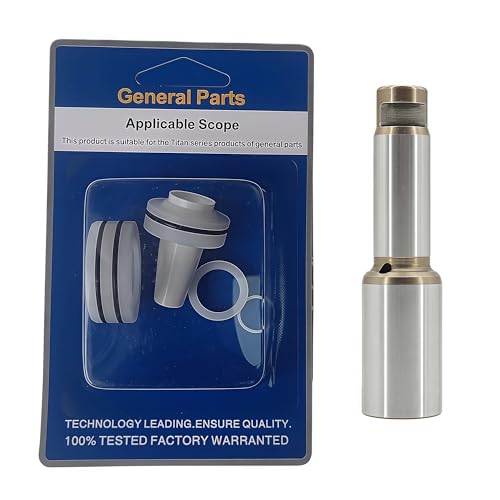 Image of 704-586 Piston Pump Repair Packing Kit with 704-551 Parts | Includes Piston Rod, Piston Seal & Upper /Lower Seals, Fits for Titan Impact 440 540 640 Wagner 320 321 Airless Sprayer
