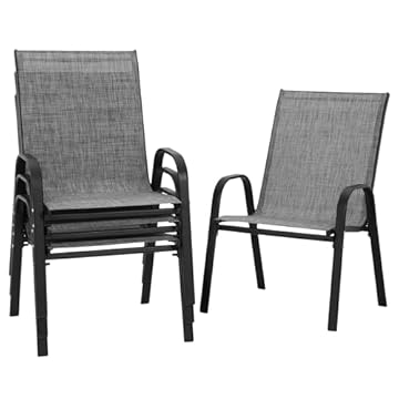 stackable sling patio chairs