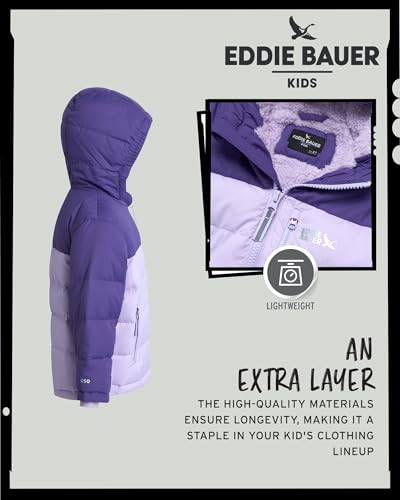 Image of Eddie Bauer Toddler Winter Jacket - Heavyweight Quilted Down Jacket, Insulated Hooded Coat for Toddler Boys and Girls (2T-4T)