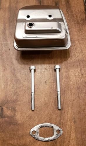 CTTINKT Exhaust Muffler Assembly Kit BG50 ONLY 4229-140-0610,Replacement for STIHL OEM, BLACK