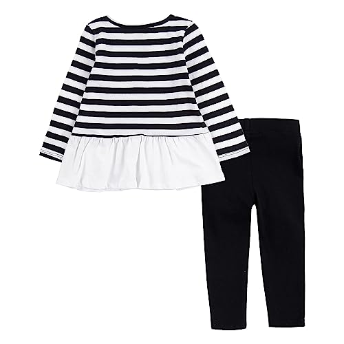 Levi's girls Long Sleeve T-shirt and Leggings 2-piece Outfit Set2