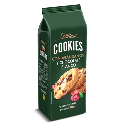 DIA - Cookies Con Chocolate Blanco Y Arándanos Estuche 200 Gr