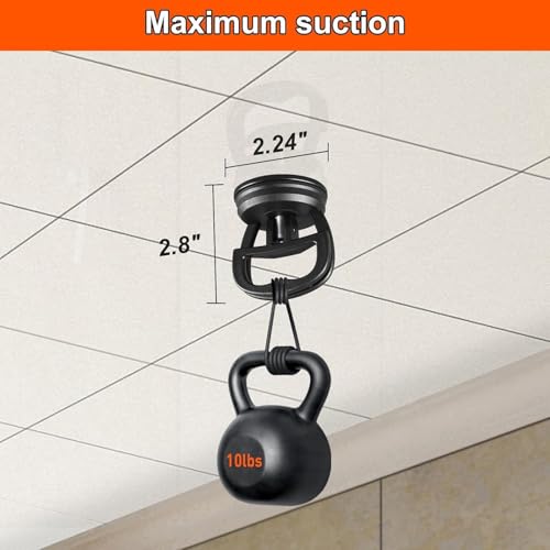 Image of Heavy Duty Suction Cup Puller Tool - Automotive Body Panels, Glass, Tiles & Mirrors - Strong Vacuum Grip for Smooth Surfaces, DIY Dent & Panel Removal (Small-A1)