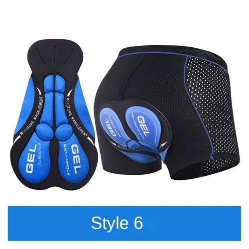 Calzas de ciclismo para hombre con silicona reforzada miniatura 5