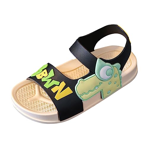 Boys Dinosaur Print Water Shoes Soft Bottom Non Slip Sandals Collision Color Beach Shoes For Toddler Toddler Sandals