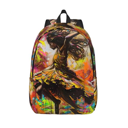 Sac à dos voyage femme léger imprimé musique pour protéger votre ordinateur