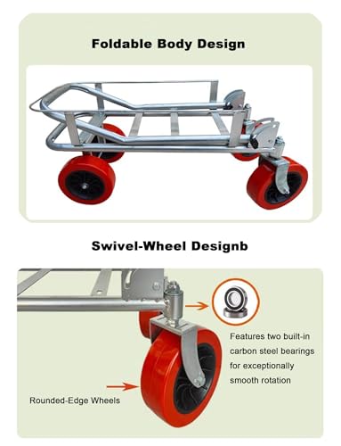 Chariot utilitaire pliable léger et peu encombrant - 5