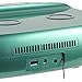 Studebaker Workstaton HiFi Music System with Bluetooth, FM Radio, CD, and Qi Wireless Charging Station (Teal)