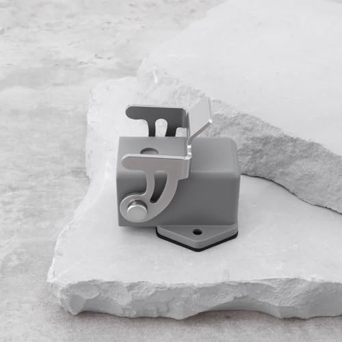 ECSiNG Schottgehäuse für Rechteckige Steckverbinder der Serie Kompatibel mit Han 3A 09200030801 Geeignet für Strom- Und Signalanschlüsse