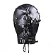Full Cover Leather Mask with Adjustable Head Harness, Fashion Blindfold, Halloween