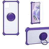 Panneau arrière rigide en PC + cadre en silicone souple + coussins gonflables de sécurité aux quatre coins