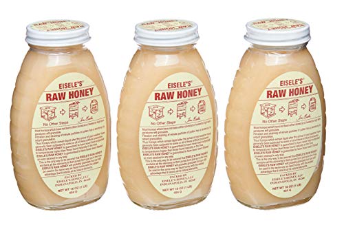 Eisele ́s Raw Honey - 1 Pound Frasco Vidrio 3 Piezas